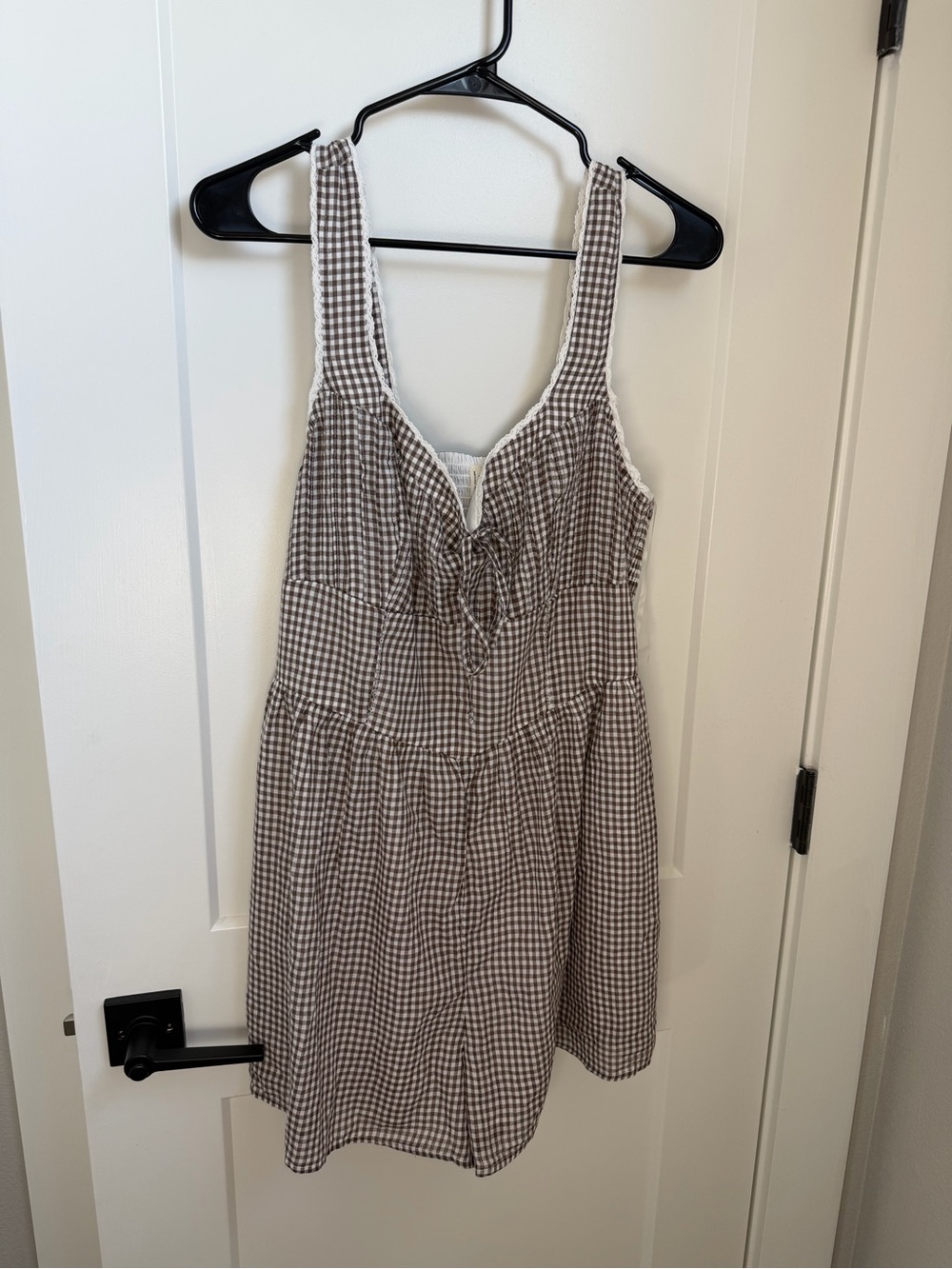 American Eagle Outfitters Gingham Romper